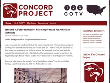 Tablet Screenshot of concordproject.org